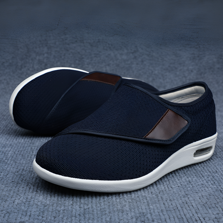 Breda Diabetesskor för Svstickad strukturna Fötter