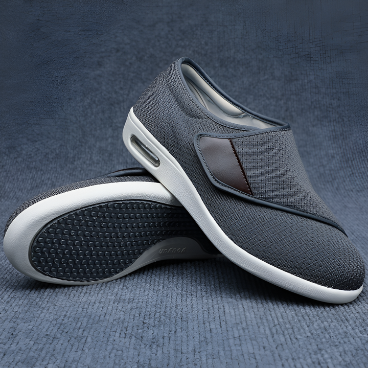 Breda Diabetesskor för Svstickad strukturna Fötter